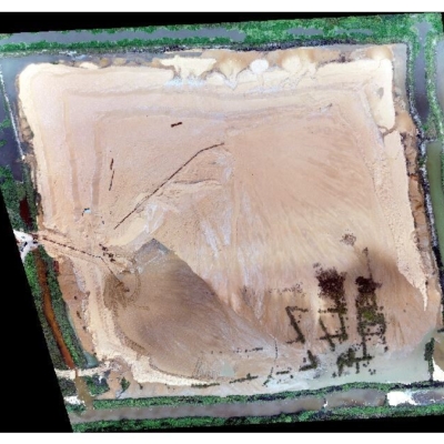 Volume calculation of Muthurajawela Sand Stock Pile