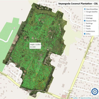 Estate Mapping and Tree Counting - Ceylon Biscuits Limited